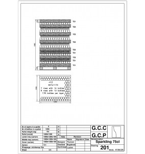 Sticla Sparkling 75cl.