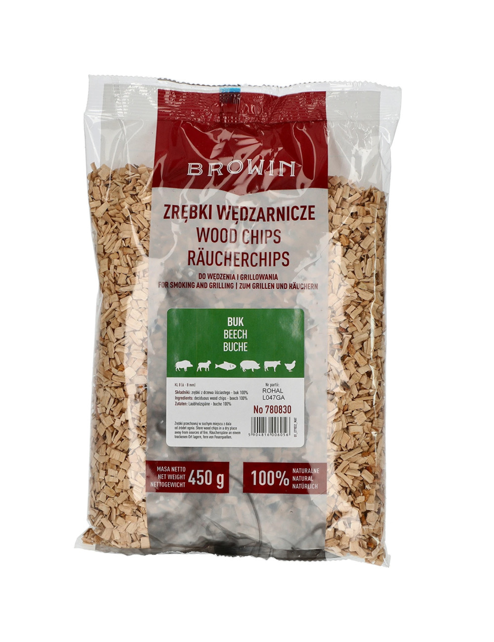 Aschii afumare din lemn fag 450g